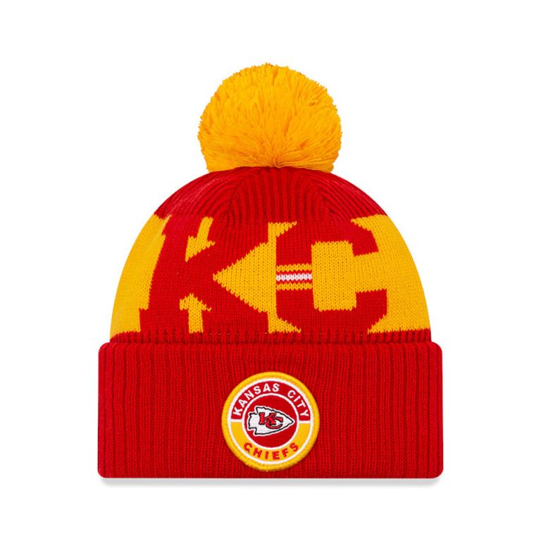 Gorras New Era Beanies Rojos - Kansas City Chiefs On Field Kids 08497HSTO